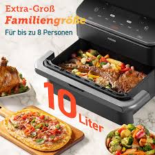 COSORI 2-kammars Luftfritös 8-i-1 Dual Blaze